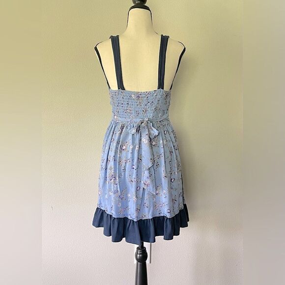 Women’s Olsenboye, Blue, Adjustable, 3-Way Strap, Knee-Length Dress. Size Large. - Picture 6 of 8